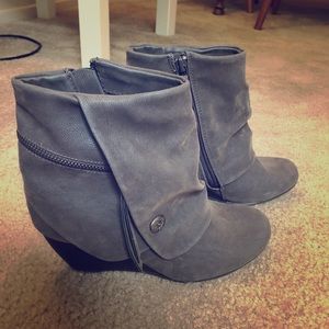 Gray Blowfish Booties